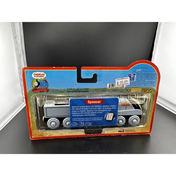 NWT Spencer & Tender Thomas Wooden Railway Train NOS Learning Curve Engine 2005 - Picture 4 of 14
